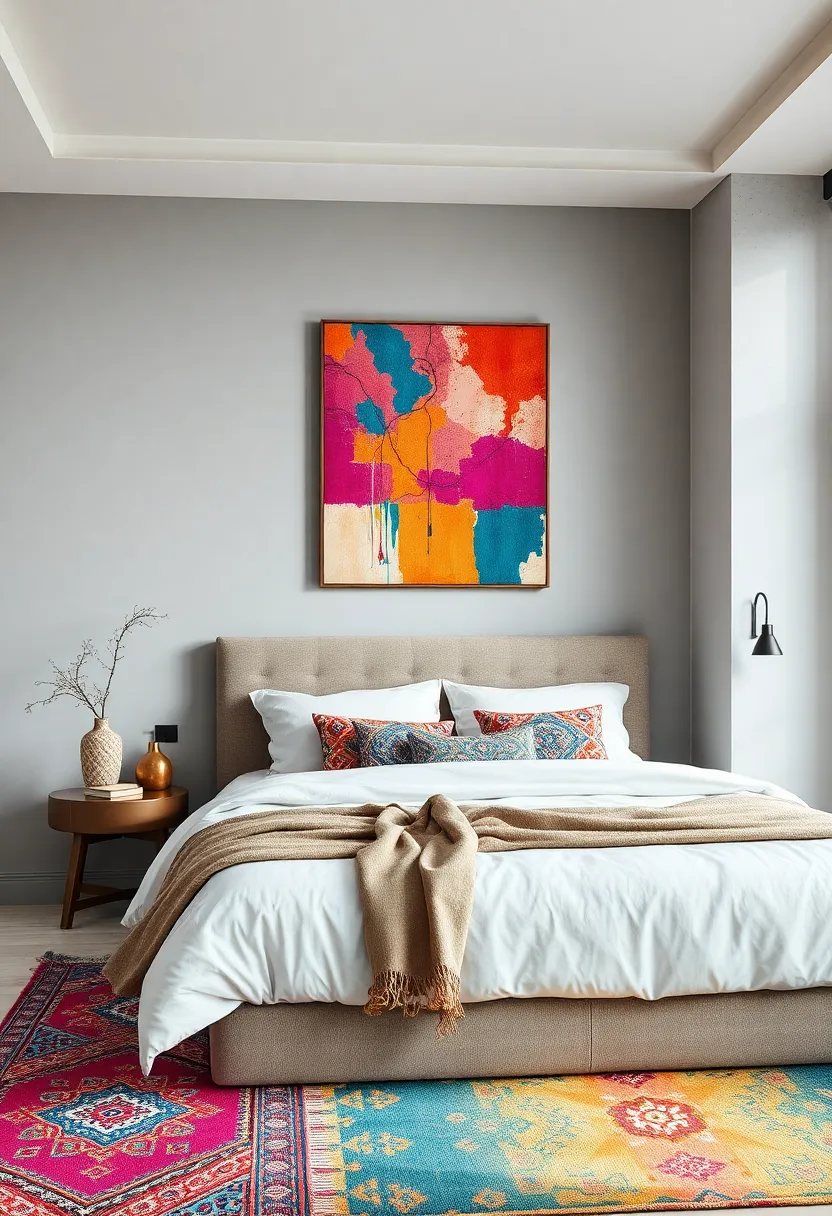 Multicolored String Art ⁤– Combine ⁢texture and color‍ with ⁤string art ‌in bold patterns⁤ that add depth and a handcrafted feel