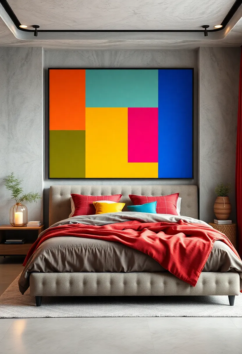 Geometric ​Color Blocks ​– Use striking shapes in contrasting colors to create a modern and dynamic focal point⁢ on your wall
