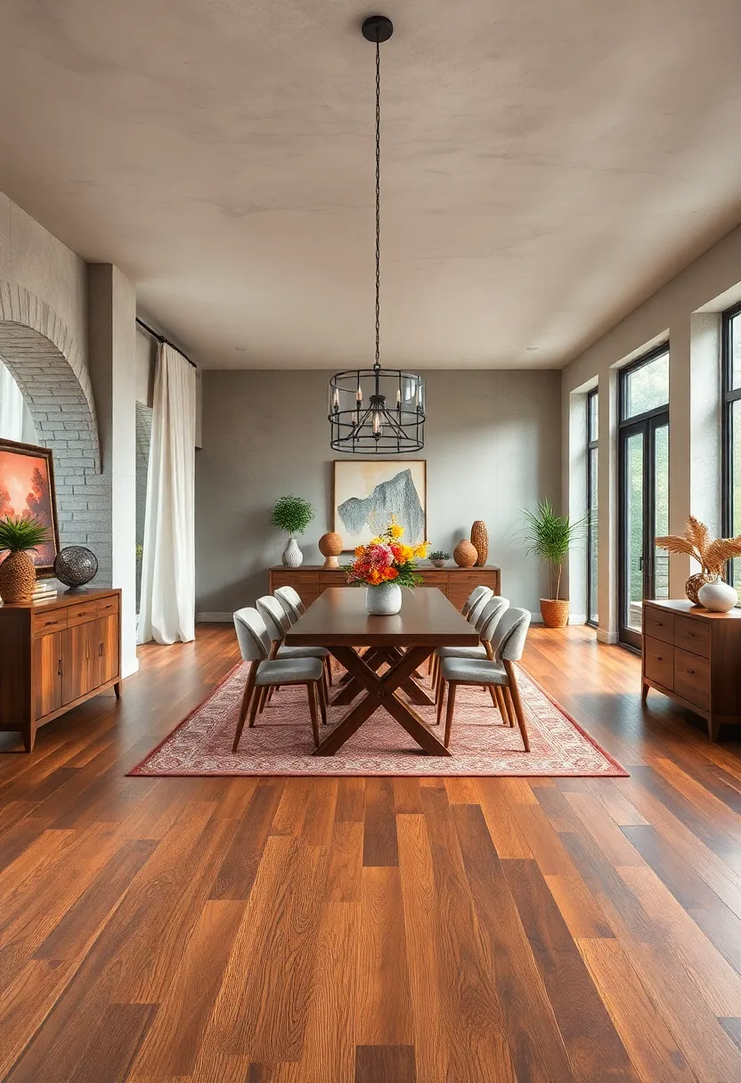 Reclaimed Wood Flooring: Sustainable and rich with⁢ history,​ reclaimed wood ‌adds rustic ‌charm and ‍unique ‍character