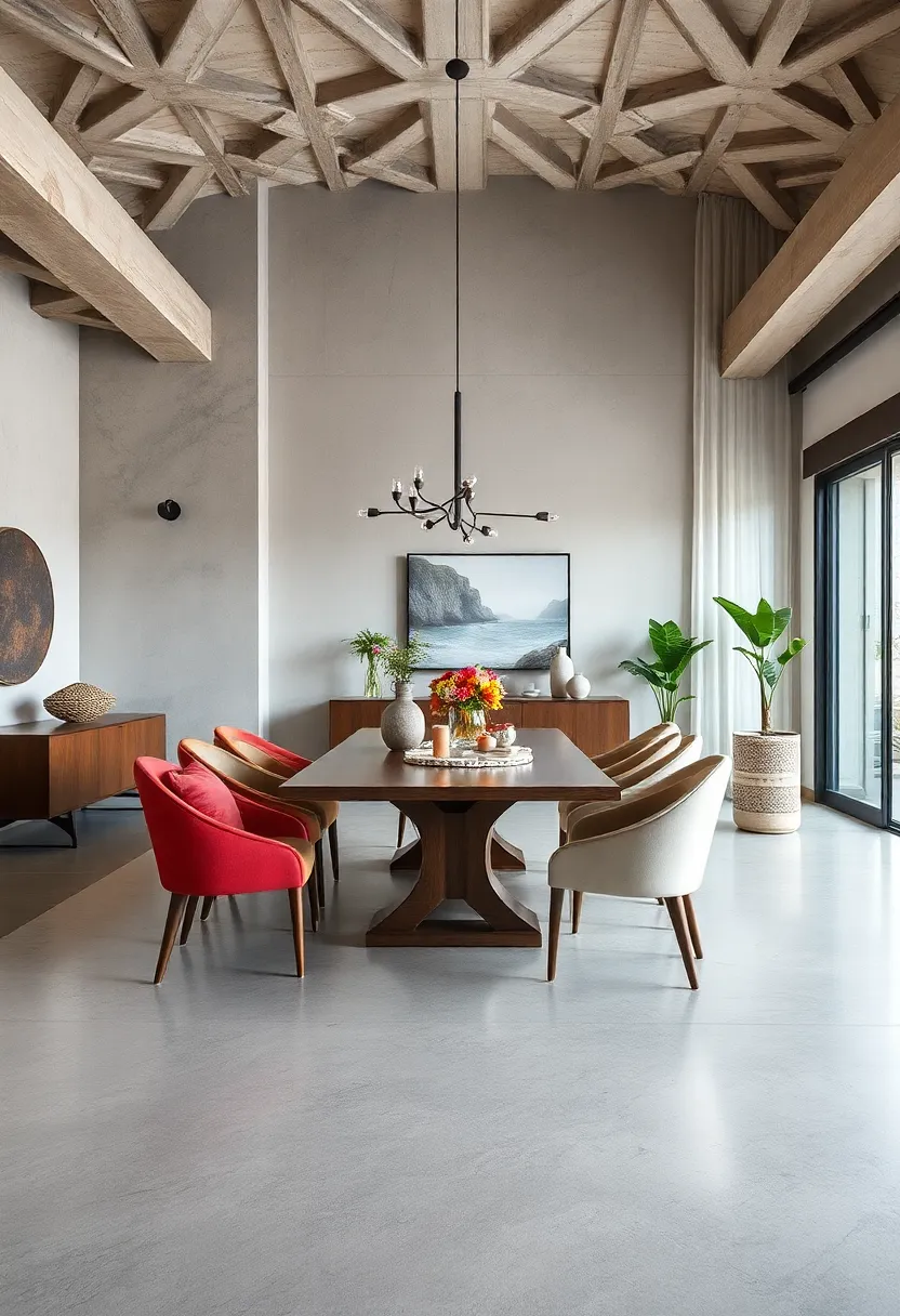 Polished Concrete‌ flooring: ⁣Industrial cool with​ a glossy finish, ideal⁢ for minimalist‍ or urban dining spaces