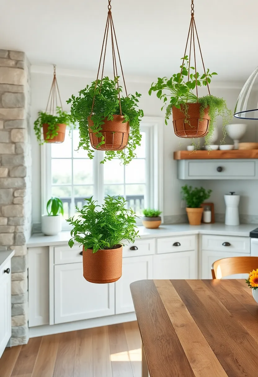 Hanging Herb Gardens: ⁤utilize hanging planters for⁢ fresh ⁤herbs ‌that⁣ bring farmhouse practicality ⁢and an⁢ organic coastal ⁢feel