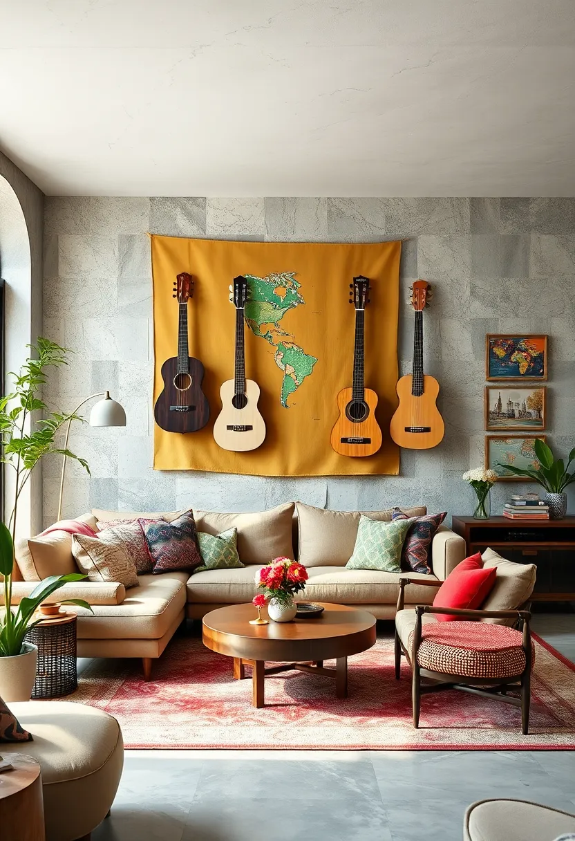 Framing⁣ Traditional Musical ​Instruments⁢ From ​around the World as Functional art in Shared Spaces