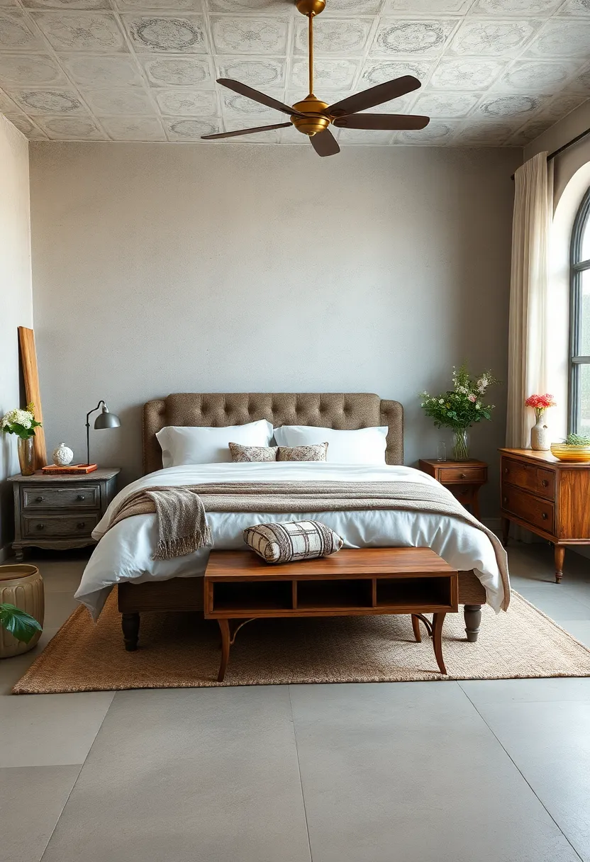 Mix and match different vintage‌ styles to create a unique and personalized bedroom aesthetic
