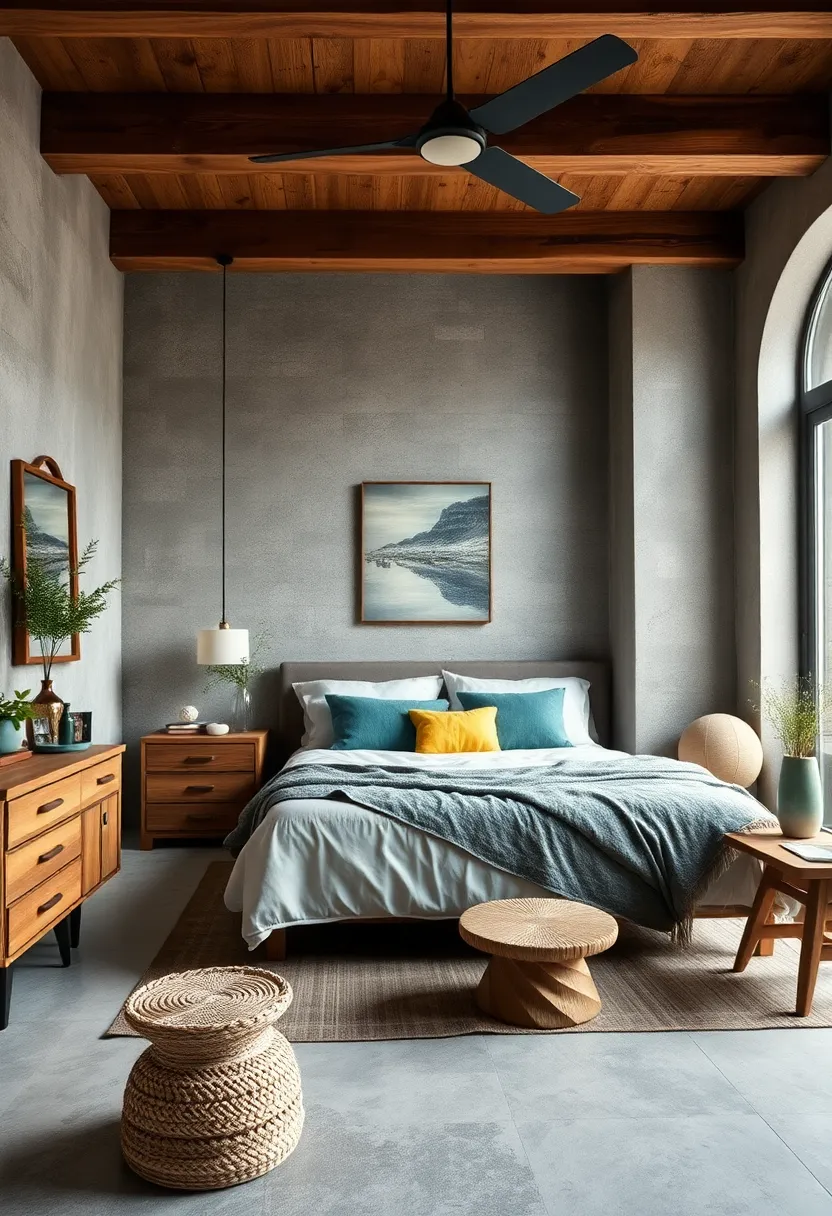 blend vintage wooden furniture with ⁢modern textures for a balanced and inviting look