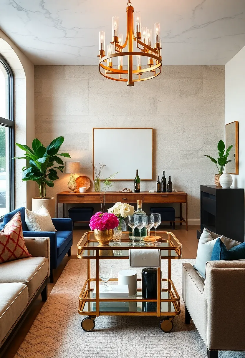 Monogrammed Magic: Personalize glassware and cocktail napkins with monograms for a custom touch