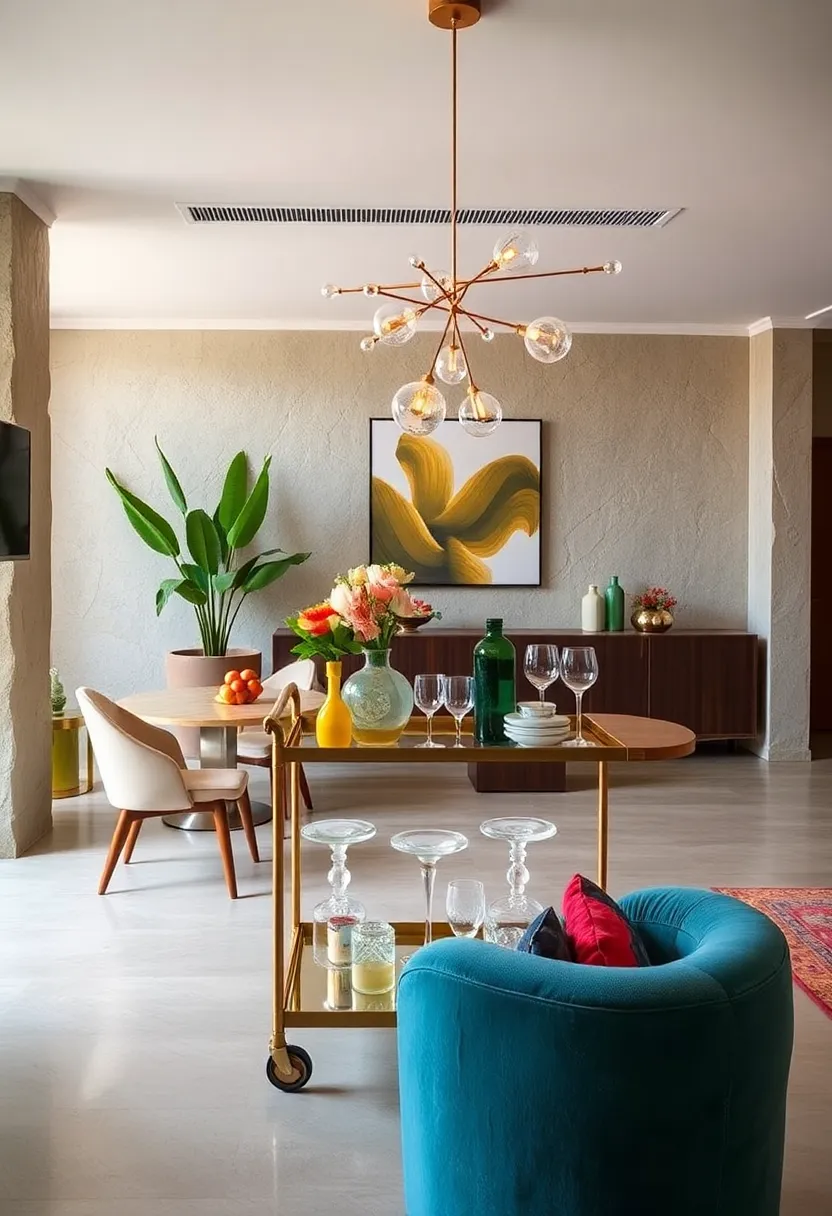 Mid-Century Modern: Embrace sleek lines and ​geometric shapes paired with vintage glassware from ⁢the era