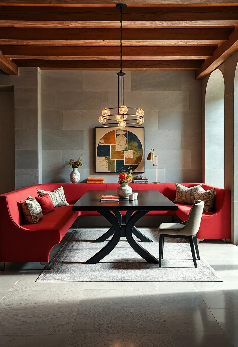 Go for Curved ⁣or ⁤Kidney-Shaped Benches to Soften⁣ the Lines of a Rectangular Table