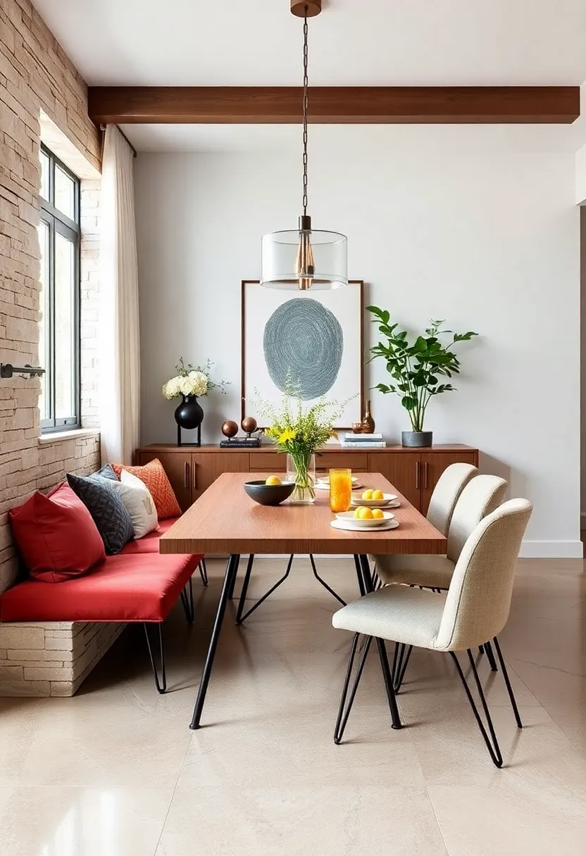 Select‌ Benches‍ with Hairpin Legs to Bridge Mid-Century Modern and ⁤Contemporary Styles