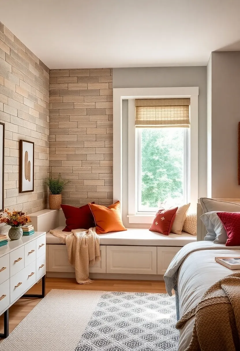 Built-In Window Seat with Storage: Create a ‌cozy reading nook ⁤with a window seat ​that doubles as hidden ‍storage for blankets, toys, or⁣ seasonal clothing