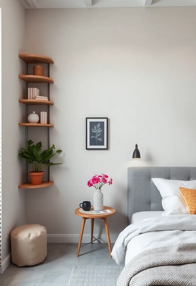 Corner Shelving‍ units: Make use‍ of awkward corner spaces​ by installing vertical⁢ shelves for storing small items or⁢ displaying decor