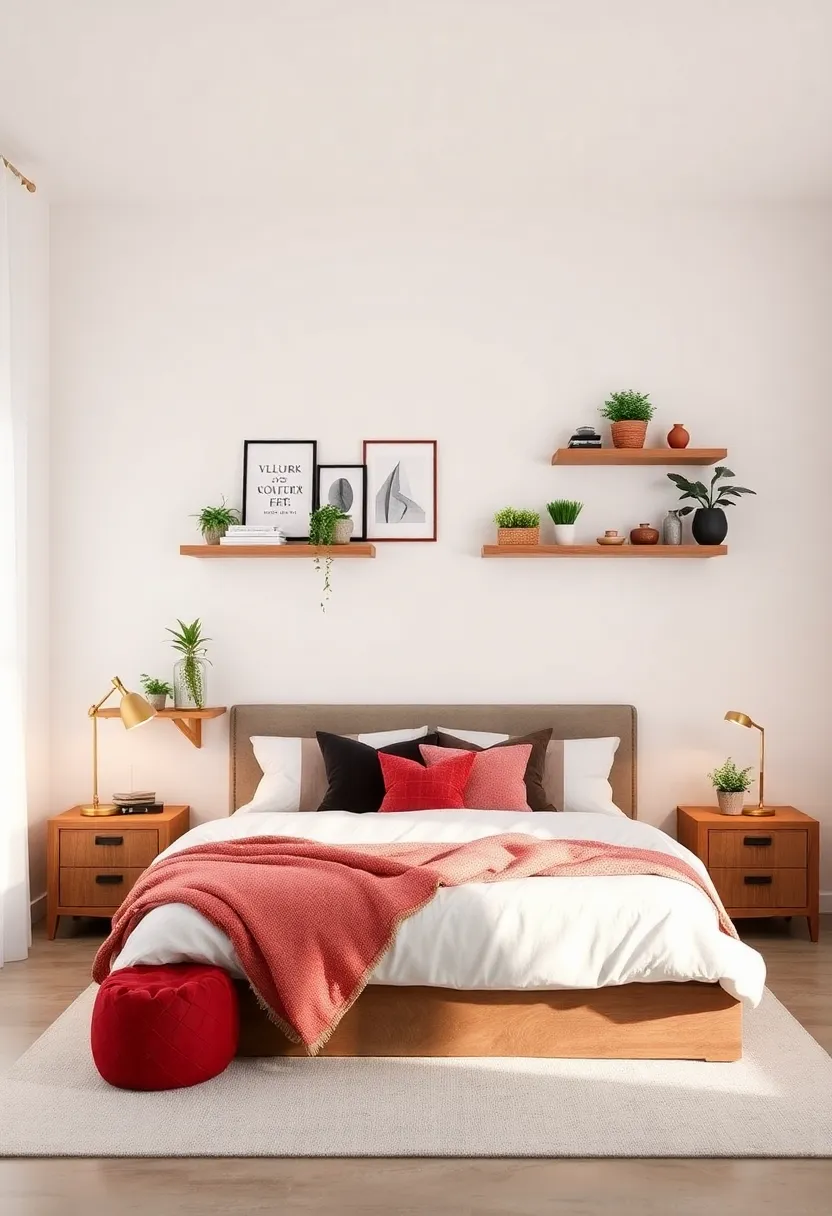 Floating Wall Shelves: Install floating shelves on empty walls to create chic storage for books, plants, or decor‍ without taking up floor space