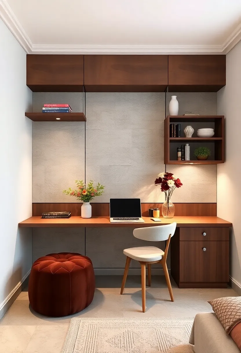Fold-Down Wall ⁣Desk and Storage Combo: ​Save space by installing a fold-down desk with ⁢integrated shelves ⁣or compartments⁣ for⁣ work⁢ and⁣ storage