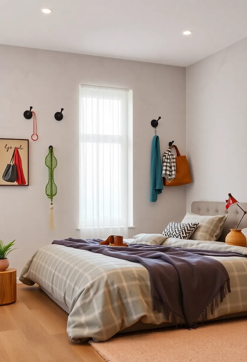 Wall-Mounted Hooks: Add a⁤ series of decorative hooks on your walls for hanging​ bags, scarves, or robes, keeping everyday items ⁤accessible