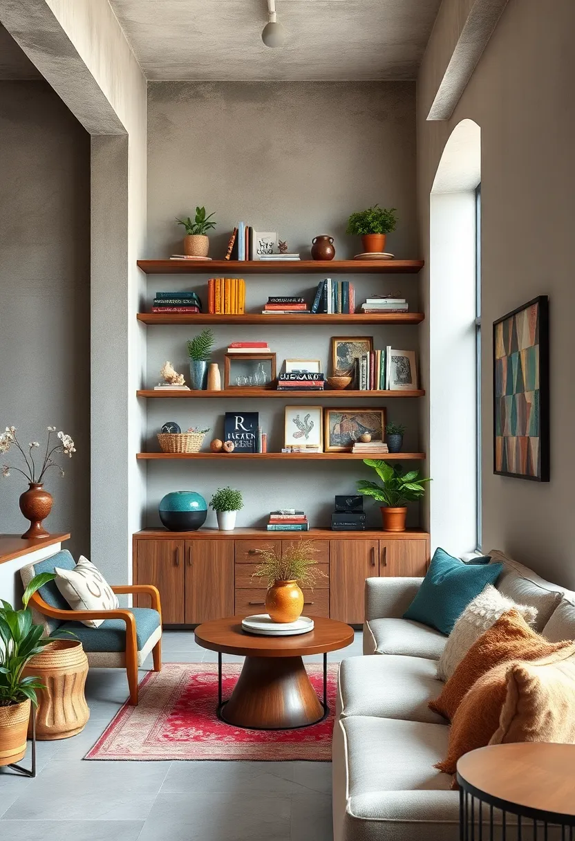 Display Curated Collections on Open Shelving