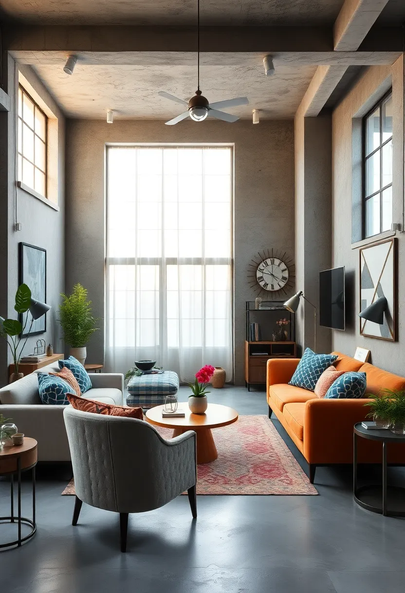 Combine Industrial​ Elements with​ Soft,‌ classic Furnishings