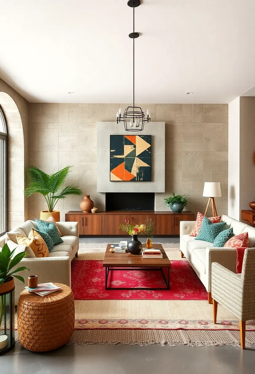 Layer rugs⁣ and ⁣Fabrics for Cozy Comfort