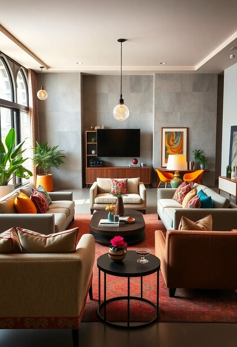 Mix Casual and Formal Seating Arrangements