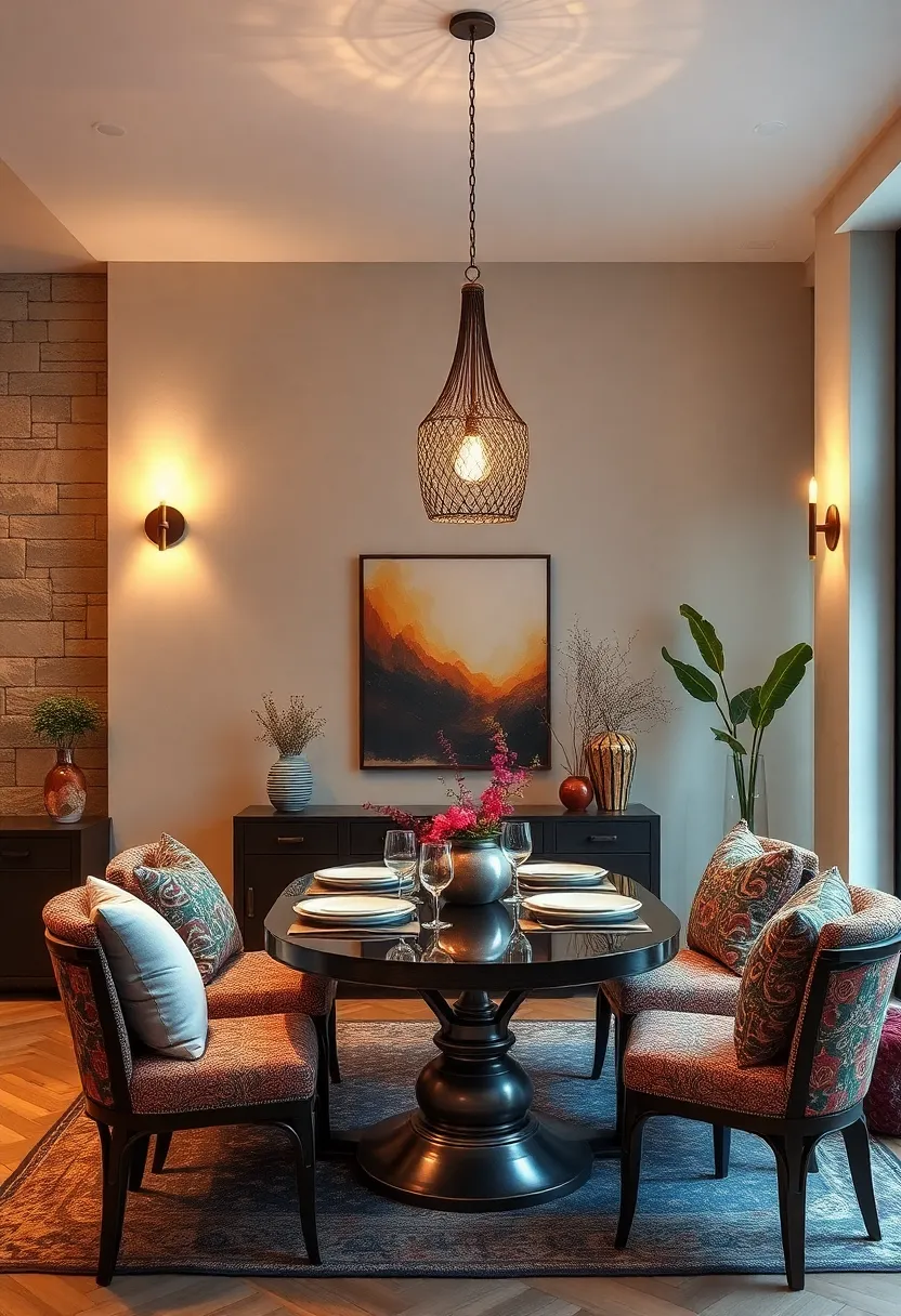 Elegant Wall sconces Featuring Intricate‍ Metalwork​ Accent Lighting ‌An Eclectic room ⁣With Diverse Textiles