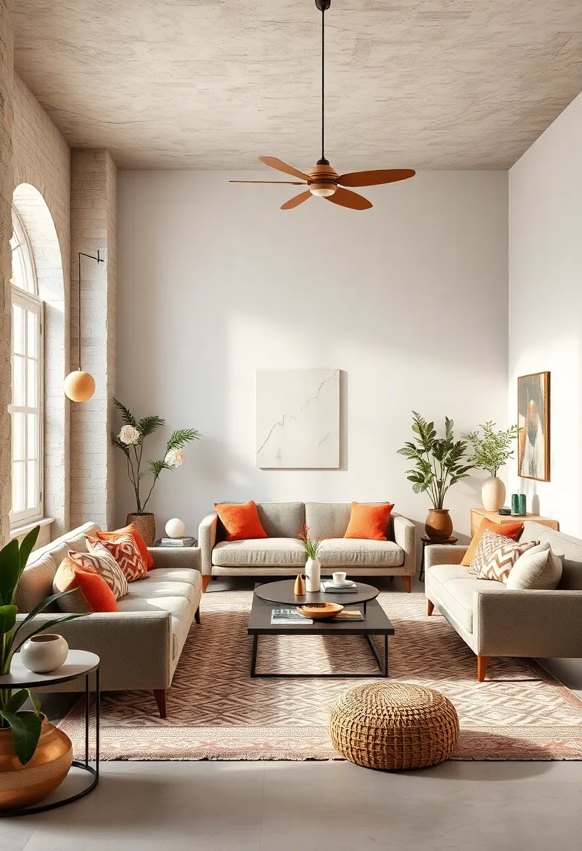 Embrace layered textures to add depth and warmth to your neutral space