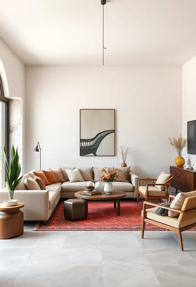 Mix vintage and modern pieces for an eclectic but cohesive look