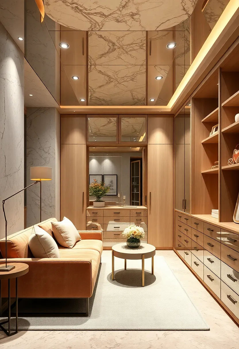 Custom Cabinetry ⁤Details Mirrored in ⁣a⁢ Ceiling to Amplify Artisan Craftsmanship