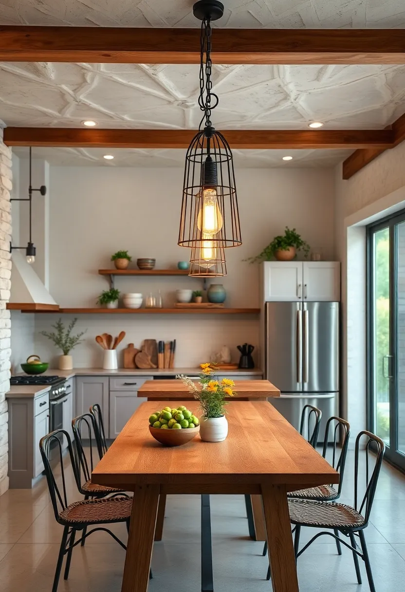 industrial Metal Cage​ Fixtures for ⁢a Bold ⁤Statement