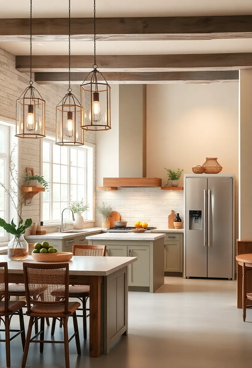 Whitewashed⁣ Wooden​ Lanterns for Soft Ambient Light