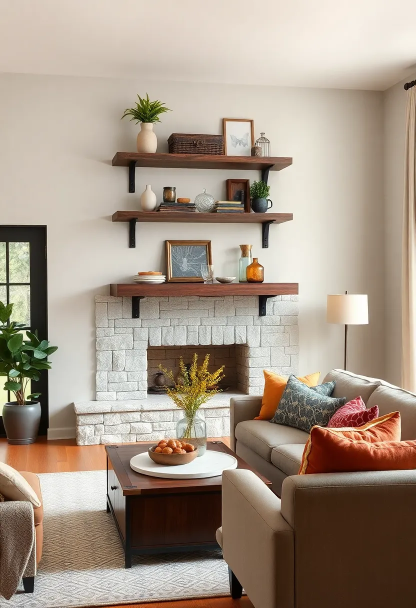 Shelves supported ‌by wrought iron brackets‍ bring a ‌touch of ⁣vintage​ industrial style ⁣to ‌complement ⁣farmhouse​ decor