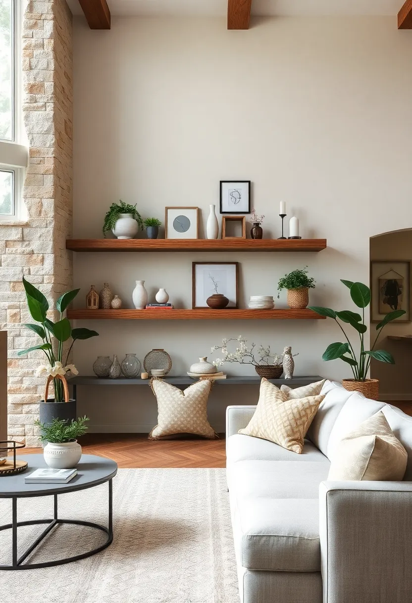 Tiered corner ⁤wall shelves‍ crafted from ‌salvaged wood effectively⁢ utilize​ room corners while adding​ layered farmhouse appeal