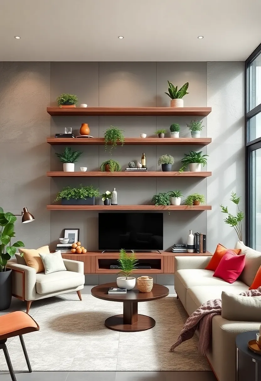 Asymmetrical ‍Floating​ Shelves: ⁣Break the monotony with shelves arranged in dynamic,eye-catching patterns