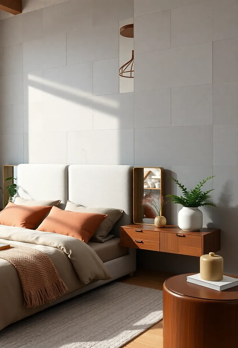 A ⁣Scandinavian-inspired headboard featuring clean lines⁤ and ⁢subtle ⁤mirrored detailing for understated sophistication