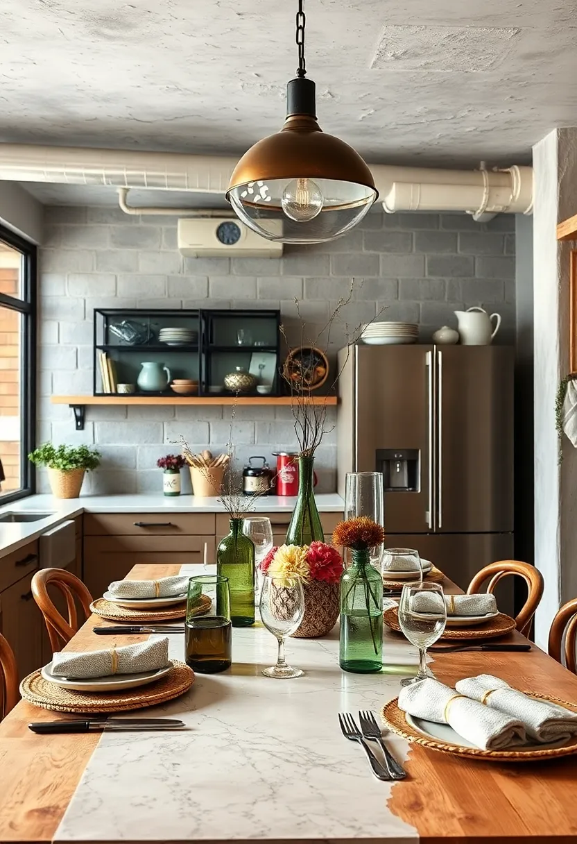 Chunky Wooden Centerpieces ⁣as rustic Jewelry