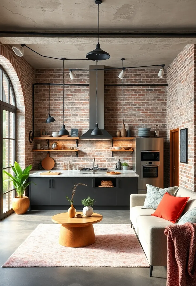 Exposed Brick Walls to Add⁤ Authentic Industrial charm