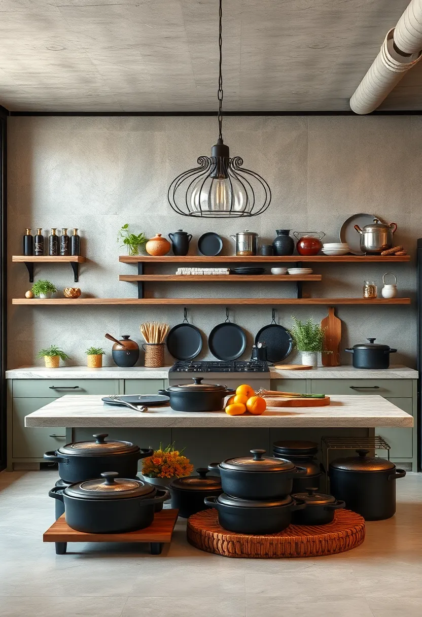 Heavy Duty Cast Iron Cookware ​Display for Character