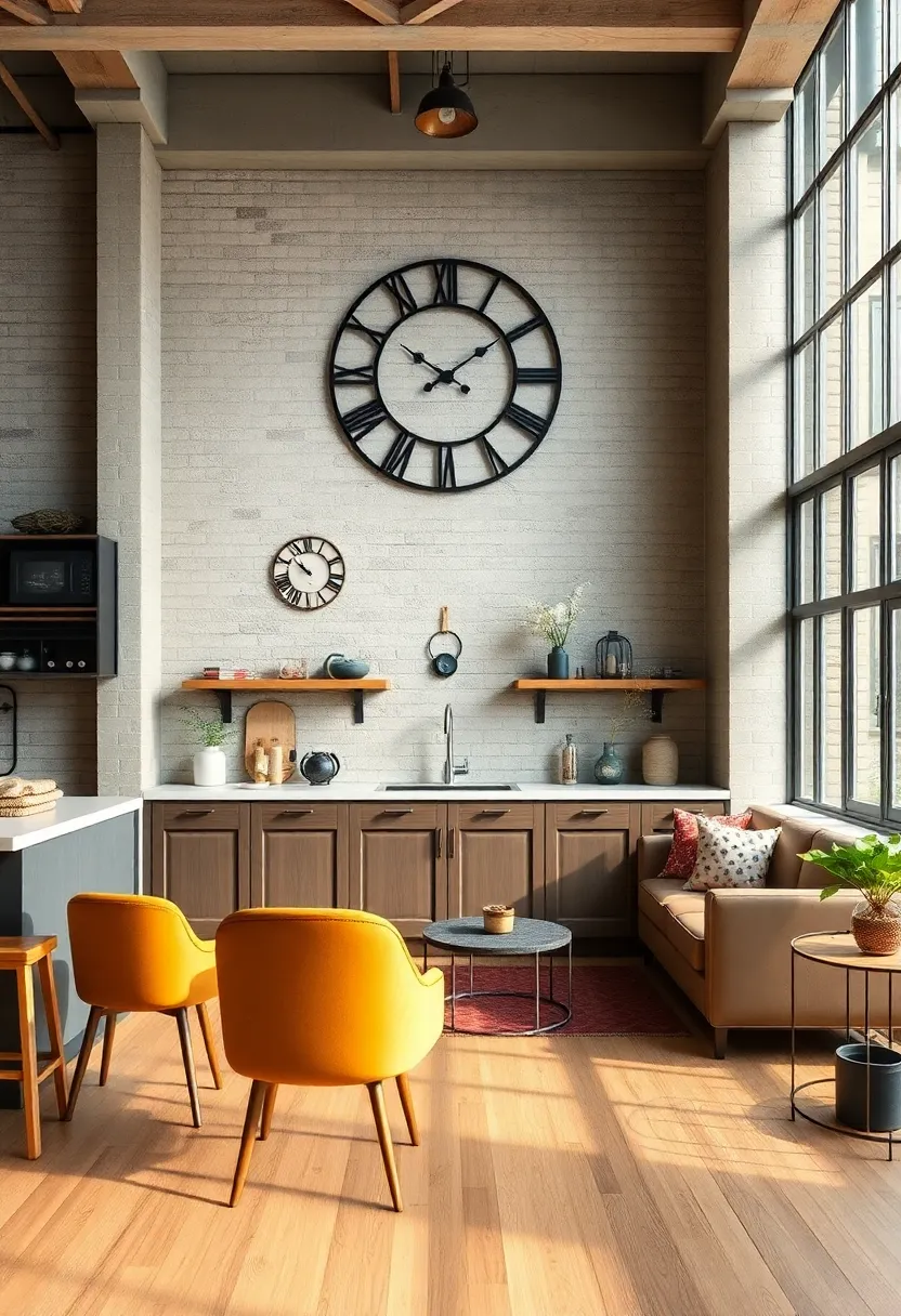 Large Wall Clocks Inspired by​ Factory Timepieces