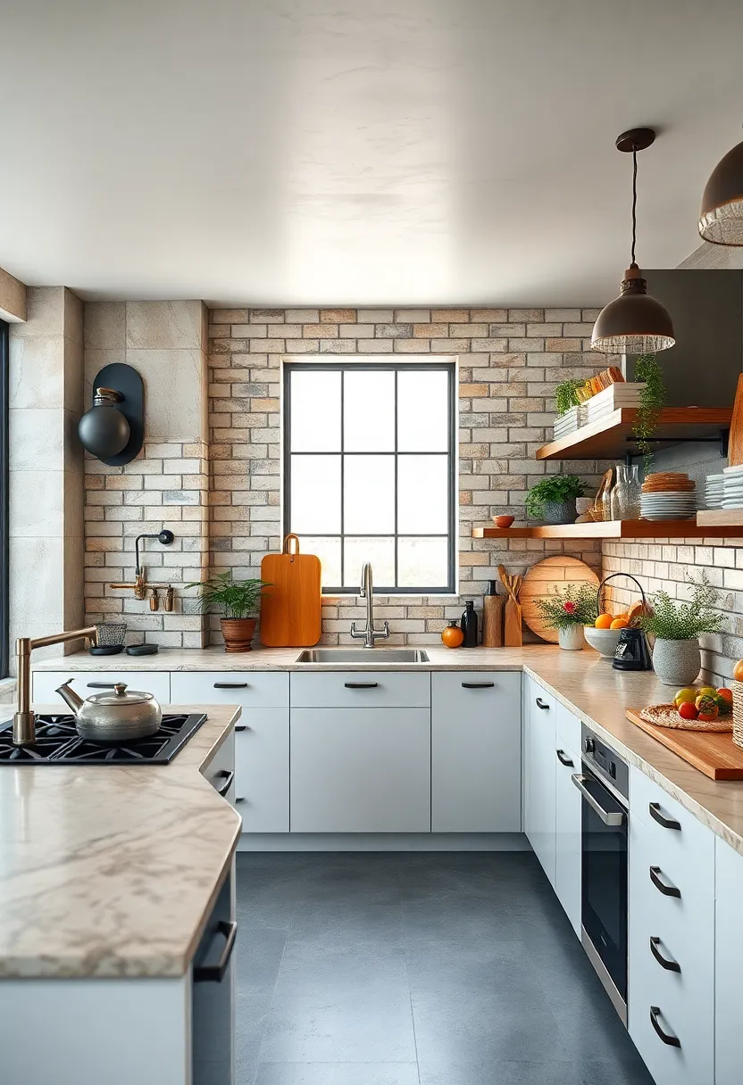 Subway Tile Backsplash with Dark Grout for Contrast