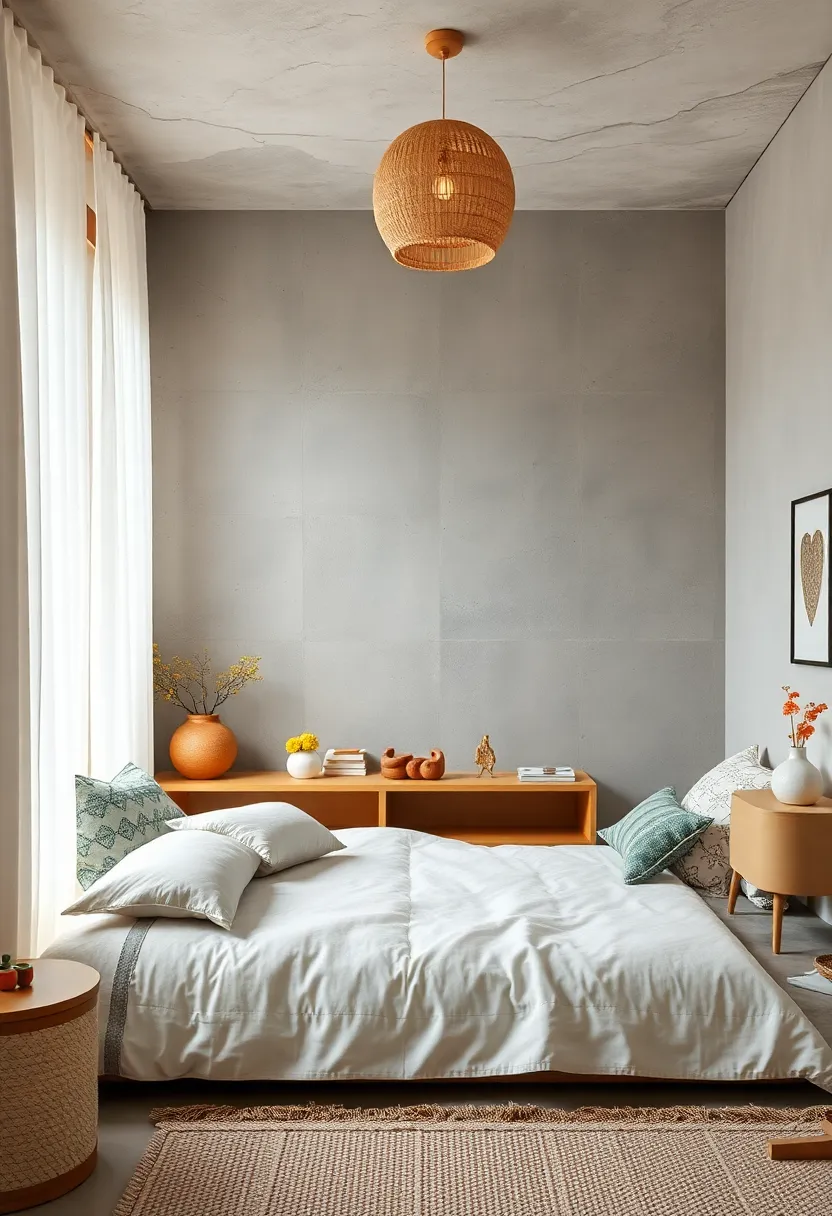 Muted Textile‍ Patterns: Select ⁢subtle, geometric prints on bedding and curtains that add interest ‌without visual noise