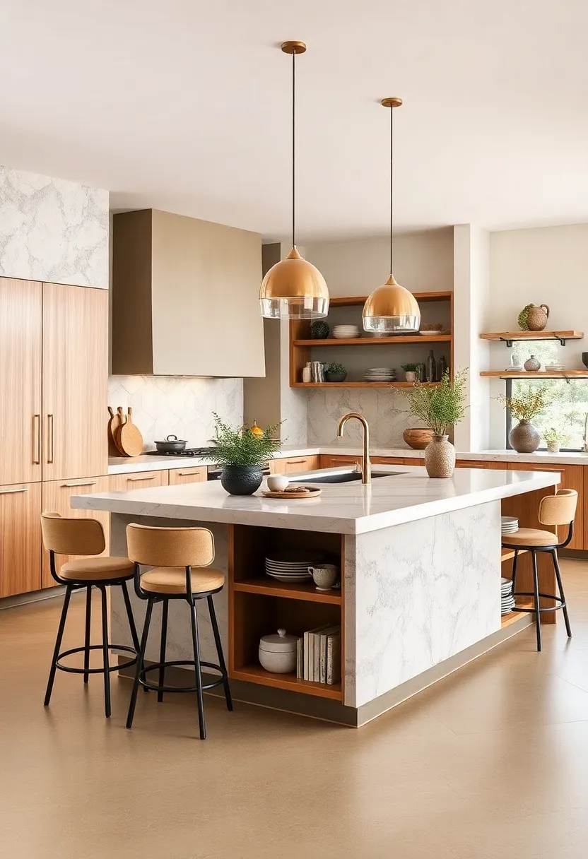 Incorporating ⁤Open Shelving into Kitchen Islands for Display and ‌Accessibility