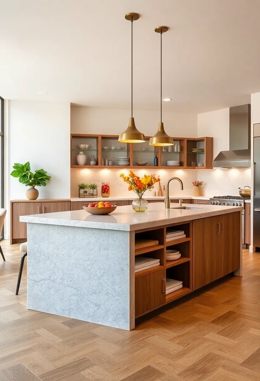 Islands with Hidden Storage​ Compartments to Keep Clutter at Bay