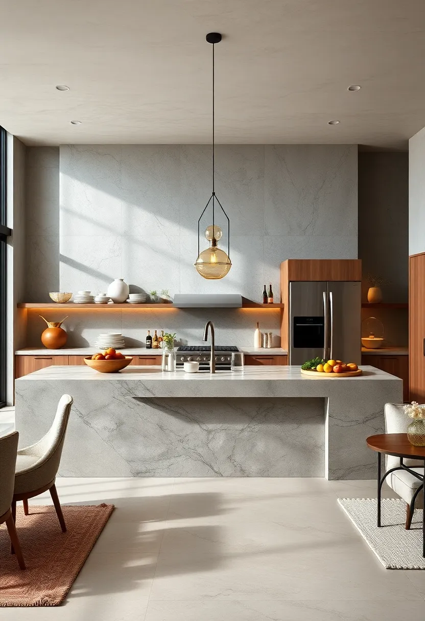 Multi-Level Kitchen Islands to Enhance Functionality and Visual Appeal