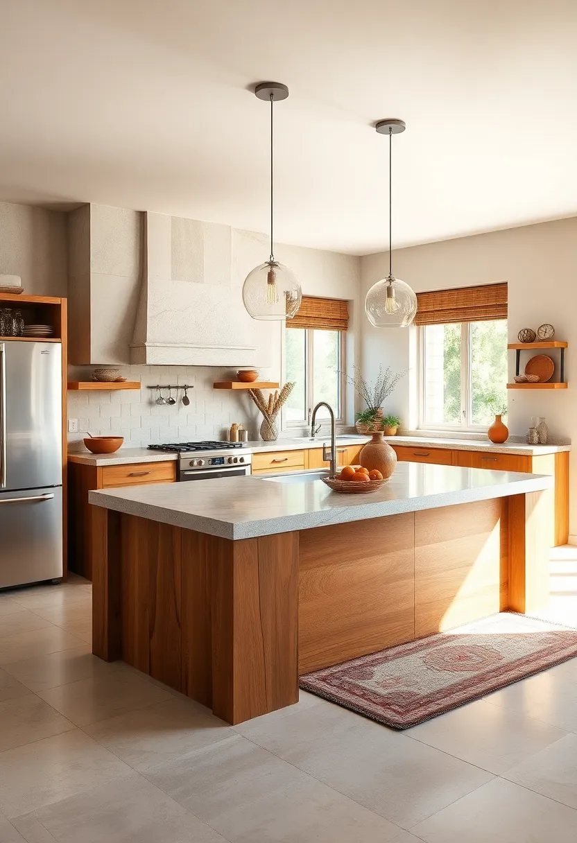 Rustic ‌wood-Finished Islands to Add Warmth and Character