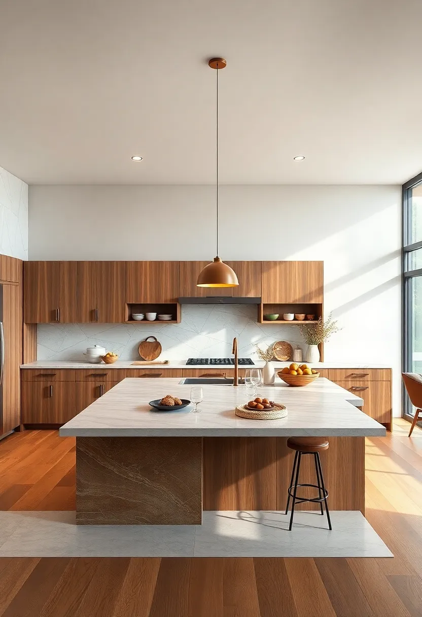 Two-Tone​ Islands Combining Contrasting Cabinets ‍and ⁣Countertops