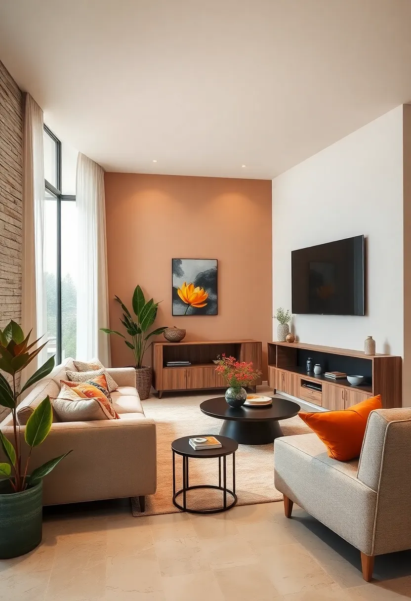 Balancing​ Color Palettes to Enhance the Visual Impact of a Wall-Mounted‍ TV‍ in Modern Living Rooms