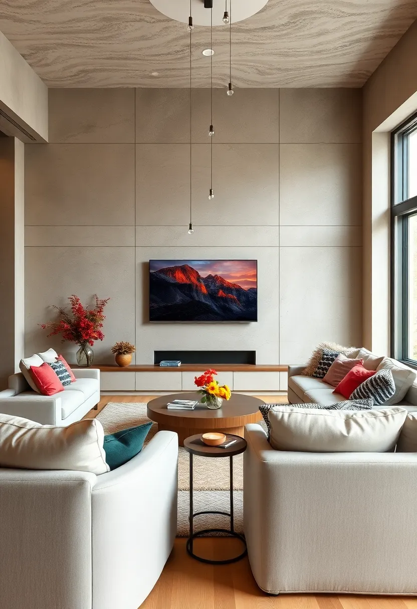 Choosing Cozy Seating Arrangements That face ⁣the Wall-Mounted TV‌ Without Overcrowding the‍ Room