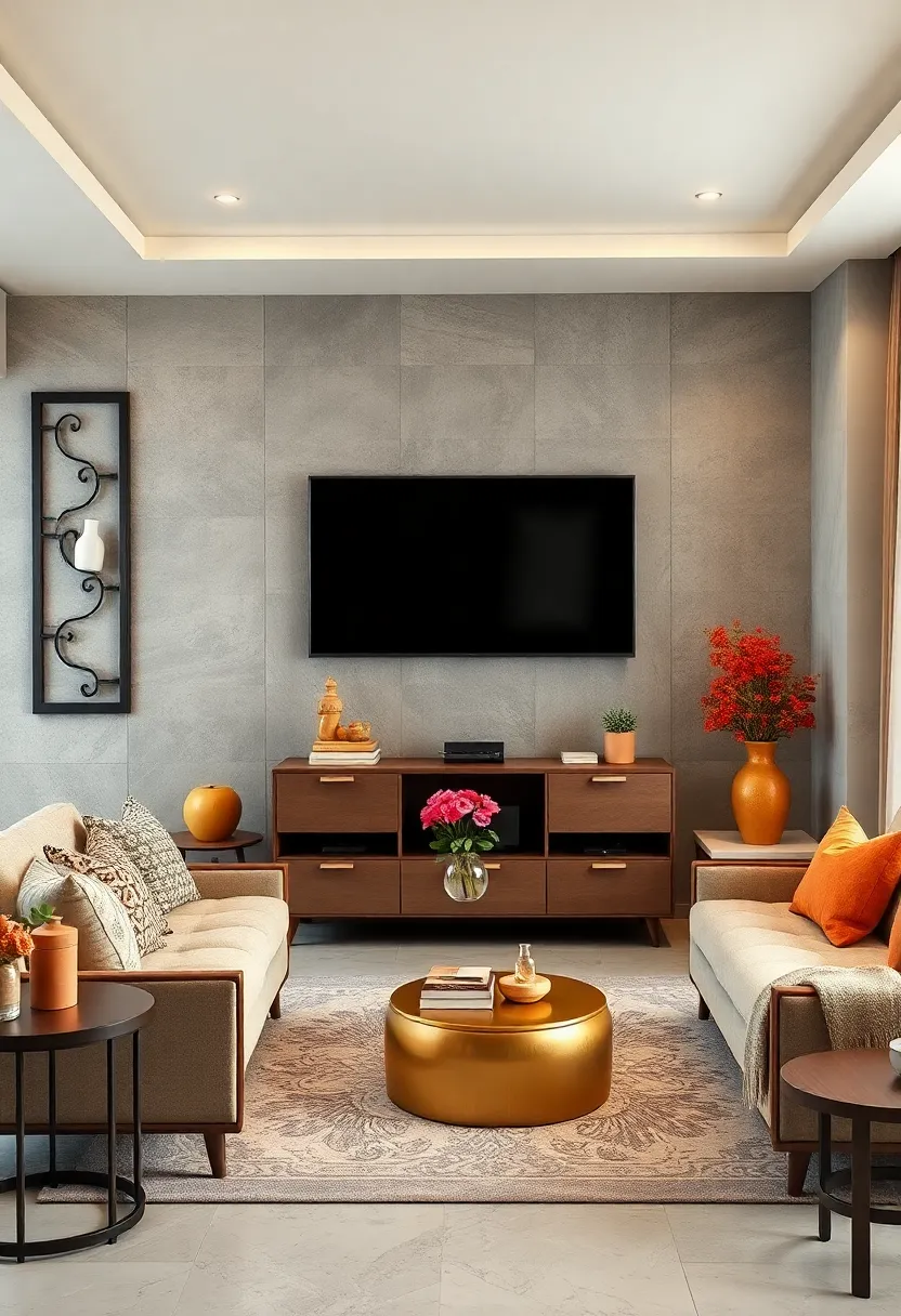 Combining Vintage​ Decor ⁤pieces With Modern Wall-Mounted TV Technology for Unique Room⁢ Aesthetics