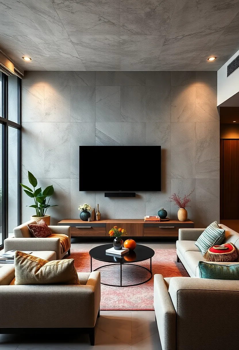 Integrating ​smart ⁣Home Devices ‍Seamlessly Into a ‌Stylish Living Room With a Wall-Mounted TV