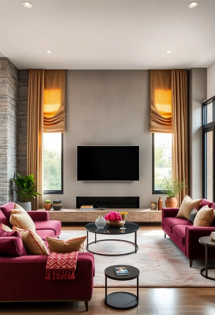 Using ‌Layered Window ⁢Treatments to ‌control Light and Highlight a Wall-Mounted TV Area Stylishly