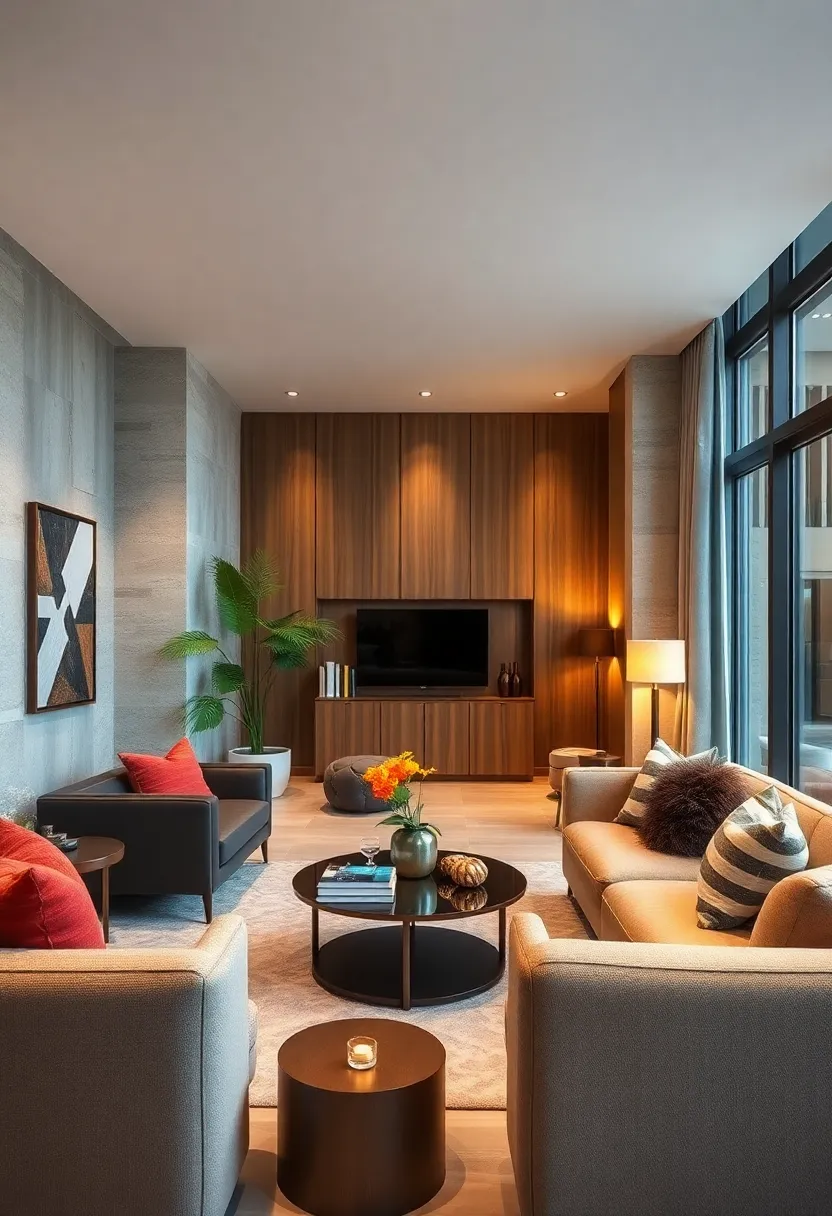 Create a dedicated lounge or reading nook with cozy seating and ambient lighting