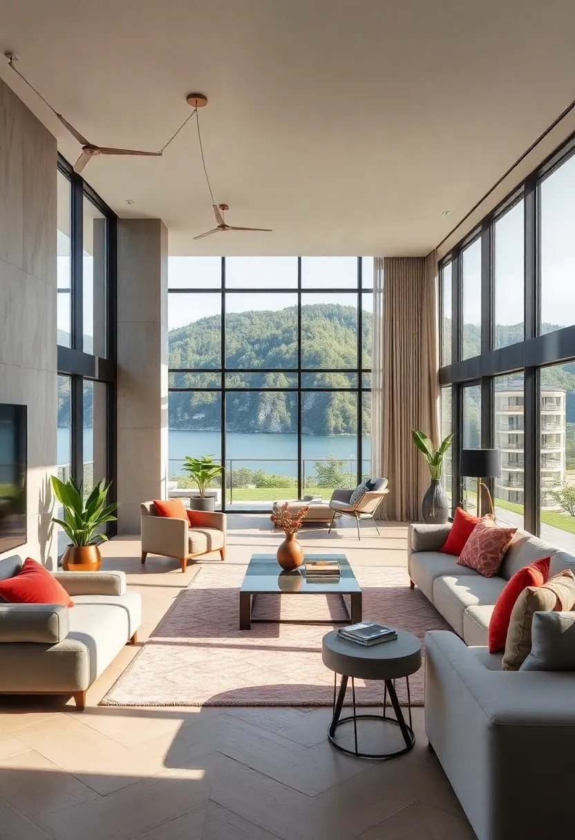 Incorporate ⁢floor-to-ceiling windows to flood your space with natural light and enhance panoramic views