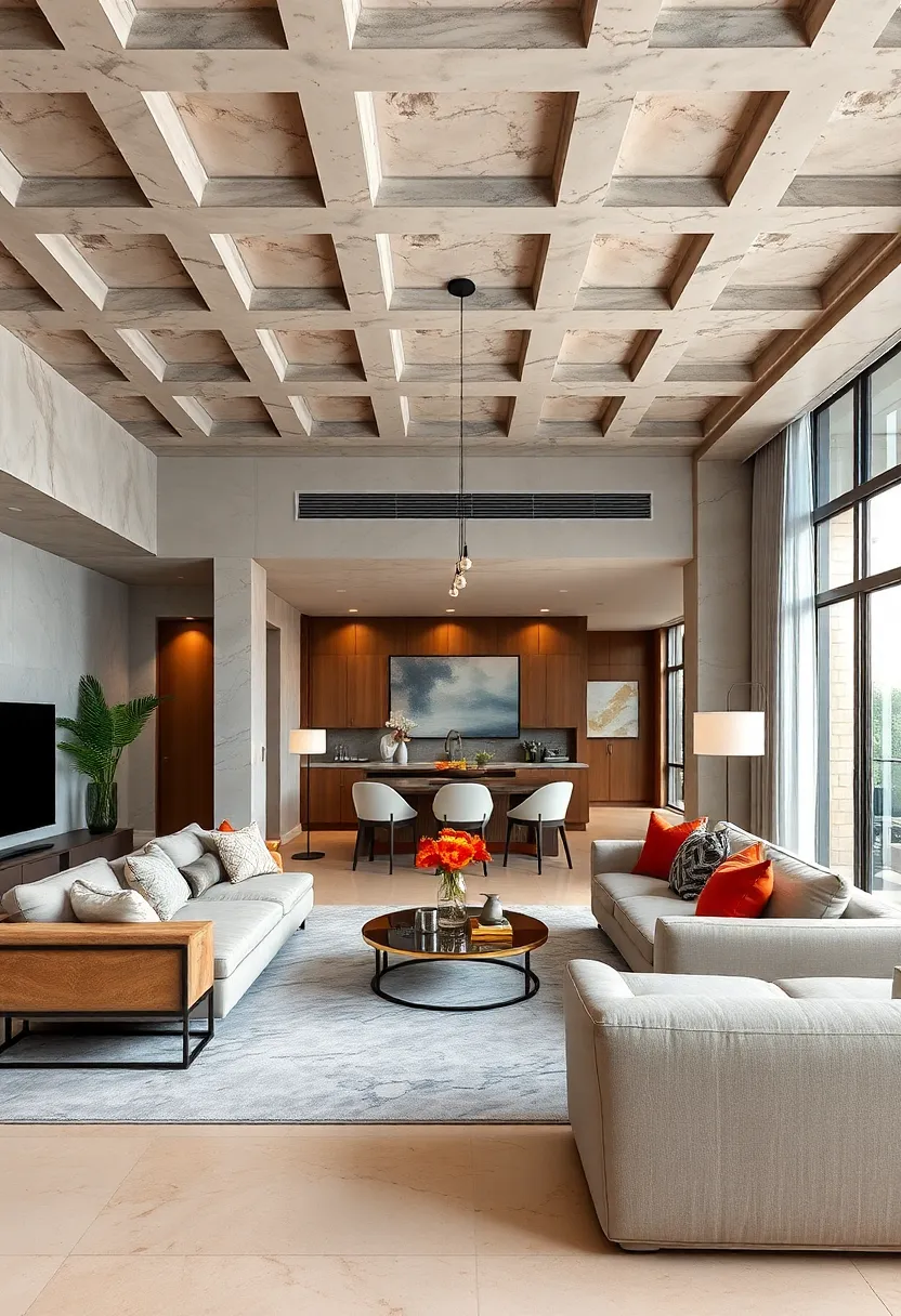 Incorporate⁣ textured ​ceiling designs or coffered ceilings to add architectural interest